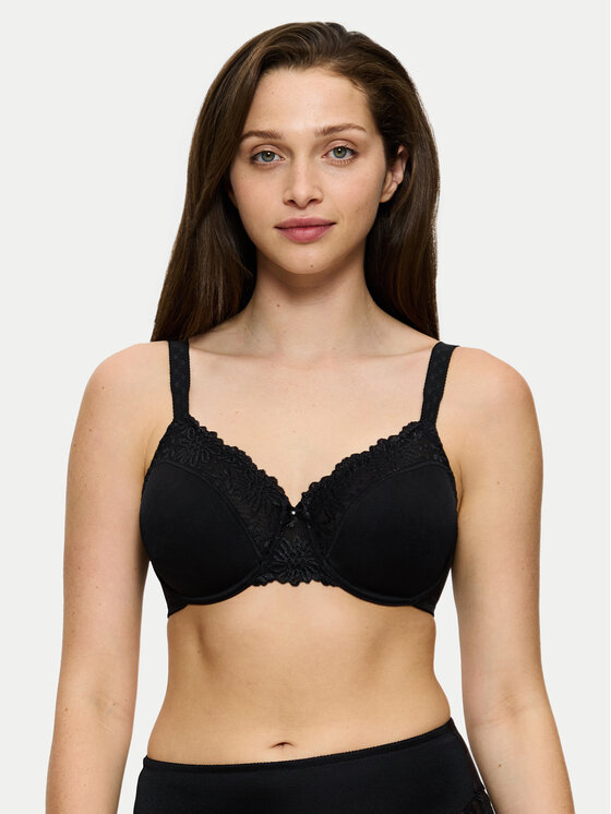 Triumph Сутиен с банели Ladyform Soft 10166306 Черен за Жени цена