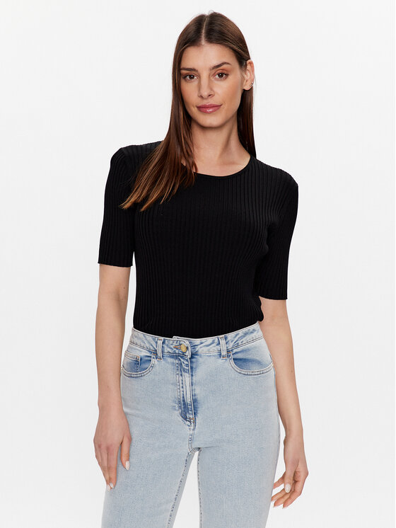 Trussardi Пуловер 56M00583 Черен Slim Fit за Жени цена