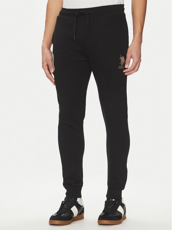 U.S. Polo Assn. Долнище анцуг MUP0687 Черен Slim Fit за Мъже цена