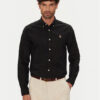 U.S. Polo Assn. Риза MUP3247 Черен Slim Fit цвят на ниска цена