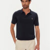 U.S. Polo Assn. Тениска с яка и копчета MUP3554 Тъмносин Slim Fit за Мъже цена