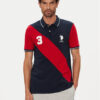 U.S. Polo Assn. Тениска с яка и копчета MUP3996 Тъмносин Regular Fit за Мъже цена