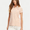 U.S. Polo Assn. Тениска с яка и копчета WUP1310 Оранжев Regular Fit за Жени цена