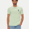 U.S. Polo Assn. Тишърт MUP3311 Зелен Slim Fit за Мъже цена