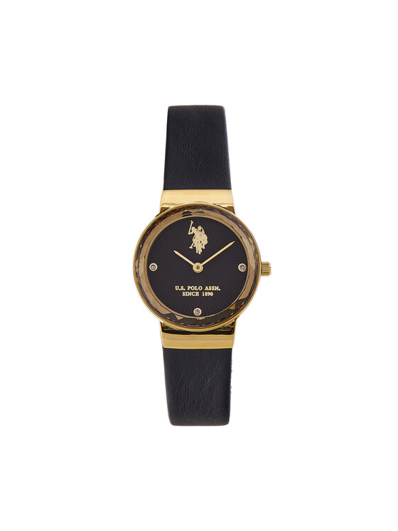 U.S. Polo Assn. Часовник Angelique USP8257BK Черен за Жени цена