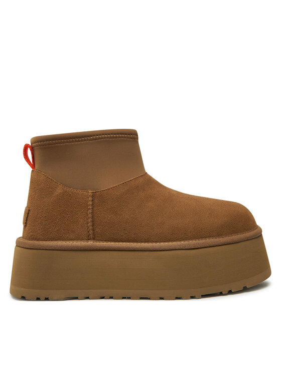 Ugg Апрески W Classic Mini Dipper 1168170 Кафяв за Жени цена