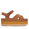 Ugg Еспадрили W Aubrey Ankle Strap 1167471 Кафяв за Жени цена