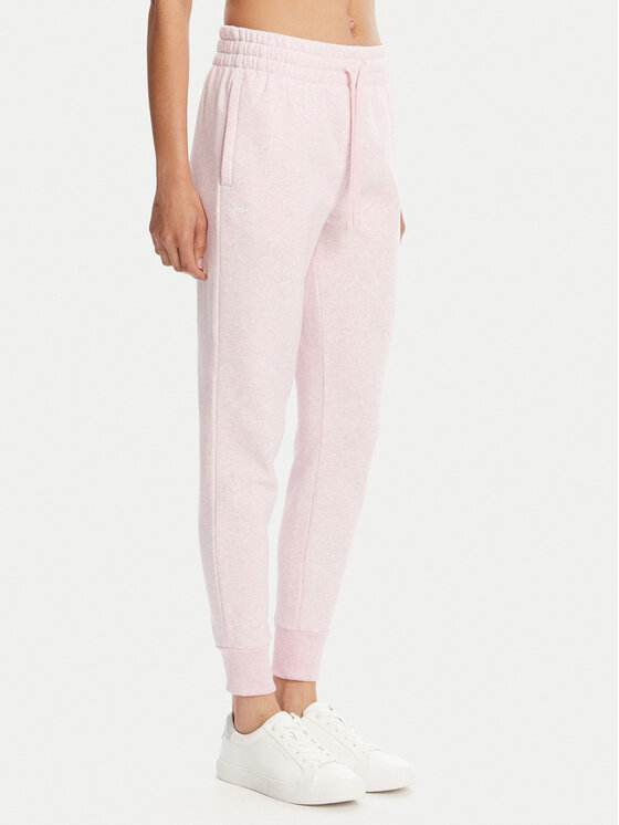 Under Armour Долнище анцуг Ua Rival Fleece Jogger 1379438 Розов Loose Fit за Жени цена