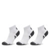Under Armour Комплект 3 чифта дълги чорапи мъжки Performance Tech 1379510 Бял за Унисекс цена