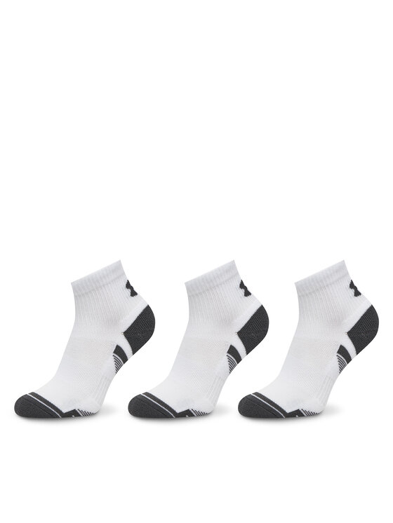 Under Armour Комплект 3 чифта дълги чорапи мъжки Performance Tech 1379510 Бял за Унисекс цена