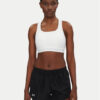 Under Armour Спортен сутиен Crossback Mid Bra 1361034 Бял за Жени цена
