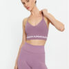 Under Armour Спортен сутиен Ua Seamless Low Long Bra 1357719 Виолетов Compression Fit за Жени цена