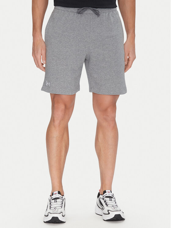 Under Armour Спортни шорти Rival 1379779 Сив Regular Fit за Мъже цена