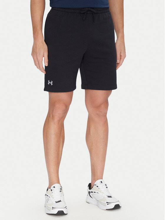 Under Armour Спортни шорти Rival 1379779 Черен Regular Fit за Мъже цена