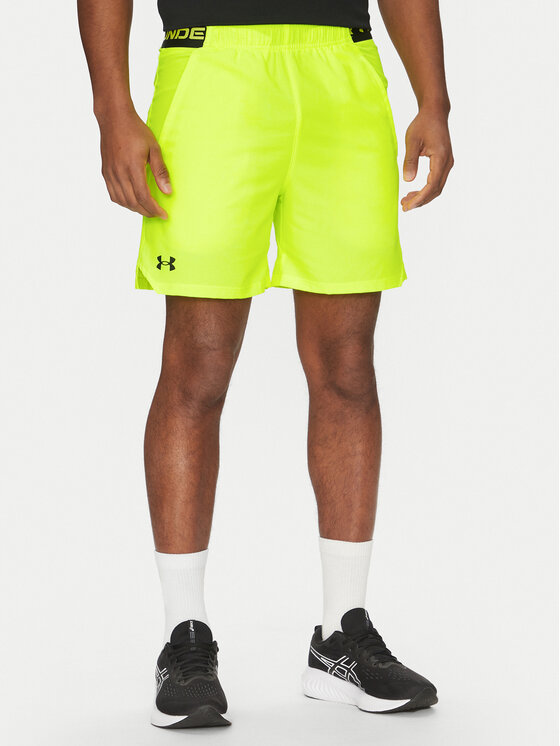 Under Armour Спортни шорти Vanish Woven 6in 1373718 Жълт Regular Fit за Мъже цена