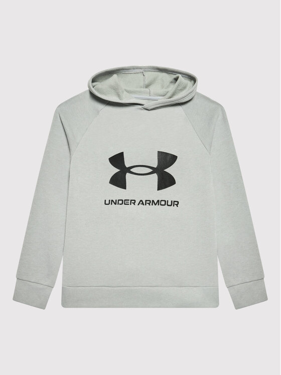 Under Armour Суитшърт Rival Fleece 1357585 Сив Relaxed Fit за Момчета цена