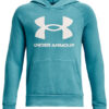 Under Armour Суитшърт UA Rival Fleece Hoodie 1357585 Зелен Relaxed Fit за Момчета цена