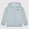 Under Armour Суитшърт Ua Rival Cotton Full Zip 1357613 Сив Loose Fit цвят на ниска цена