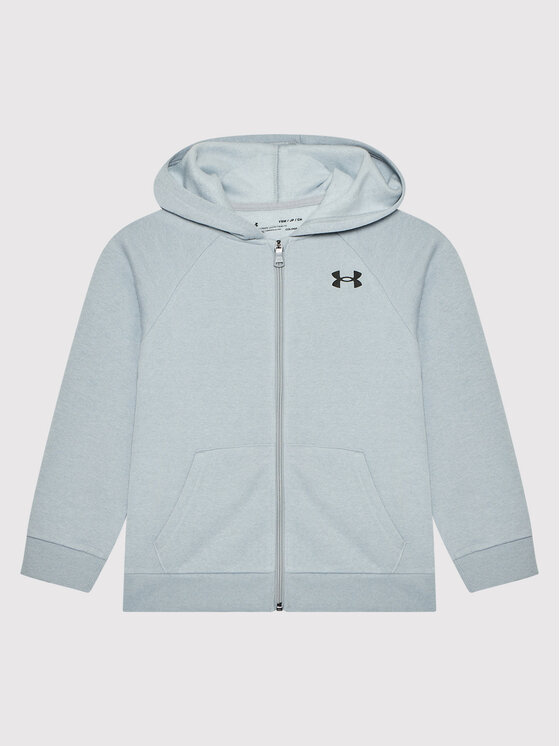 Under Armour Суитшърт Ua Rival Cotton Full Zip 1357613 Сив Loose Fit за Момчета цена