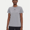 Under Armour Тениска от техническо трико Rival Core 1383648 Сив Regular Fit цвят на ниска цена