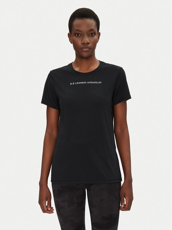 Under Armour Тениска от техническо трико Tech Pth Graphic SSC 1389726 Черен Regular Fit за Жени цена