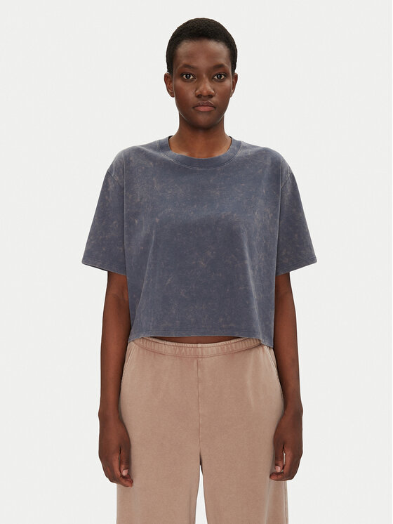 Under Armour Тишърт Rival Wash 1389724 Тъмносин Loose Fit за Жени цена
