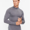 Under Armour Тишърт Ua Hg Armour Comp Mock Ls 1369606 Сив Compression Fit цвят на ниска цена
