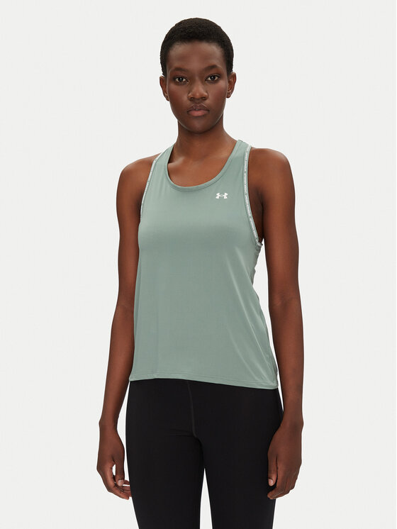 Under Armour топ Tech Knockout 1389851 Жълт Regular Fit за Жени цена