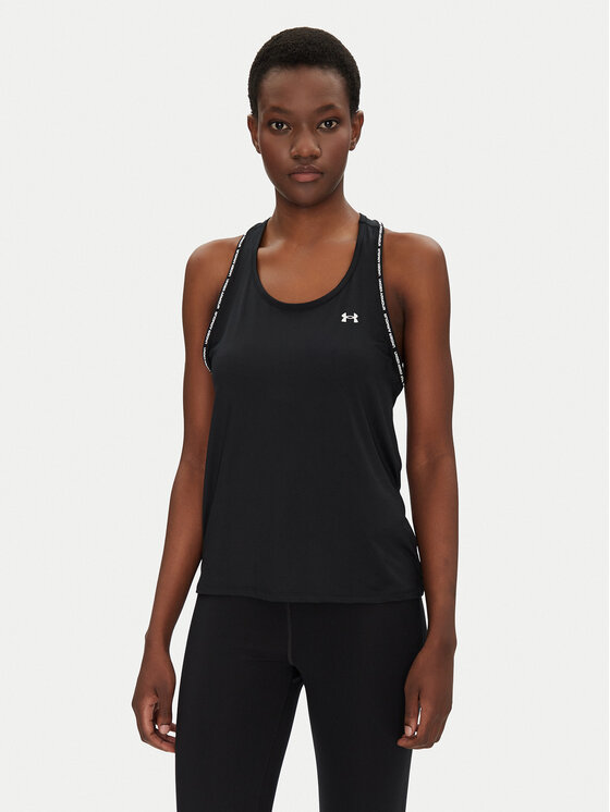 Under Armour топ Tech Knockout 1389851 Черен Regular Fit за Жени цена