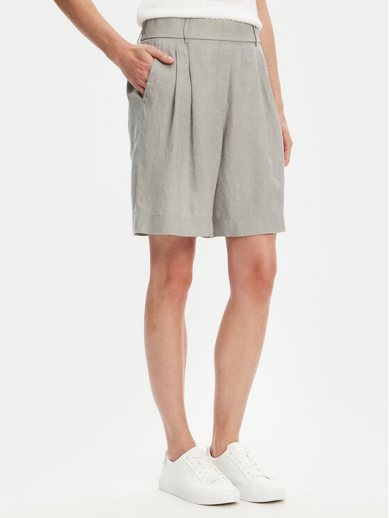 United Colors Of Benetton Бермуди 4AGHD901V Сив Relaxed Fit за Жени цена
