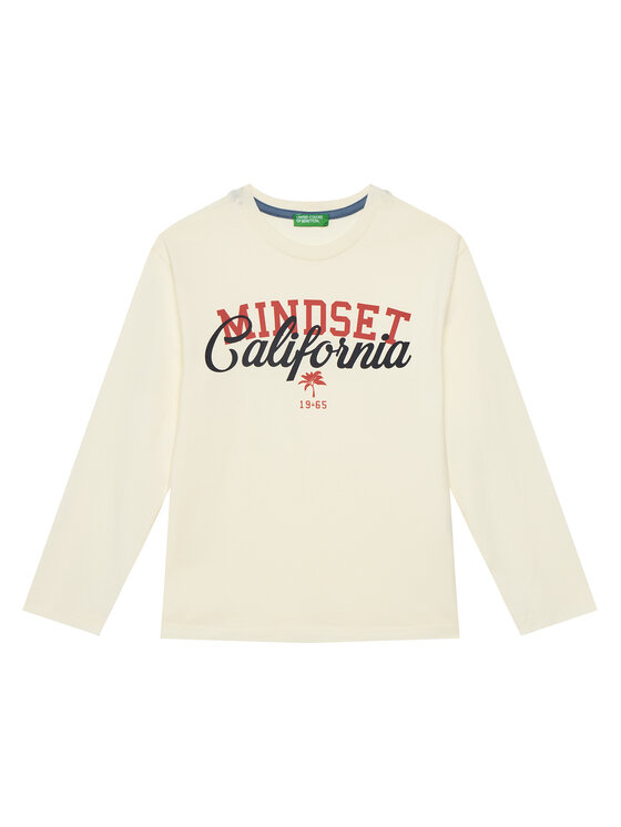 United Colors Of Benetton Блуза 35RYC10O9 Бежов Regular Fit за Момчета цена