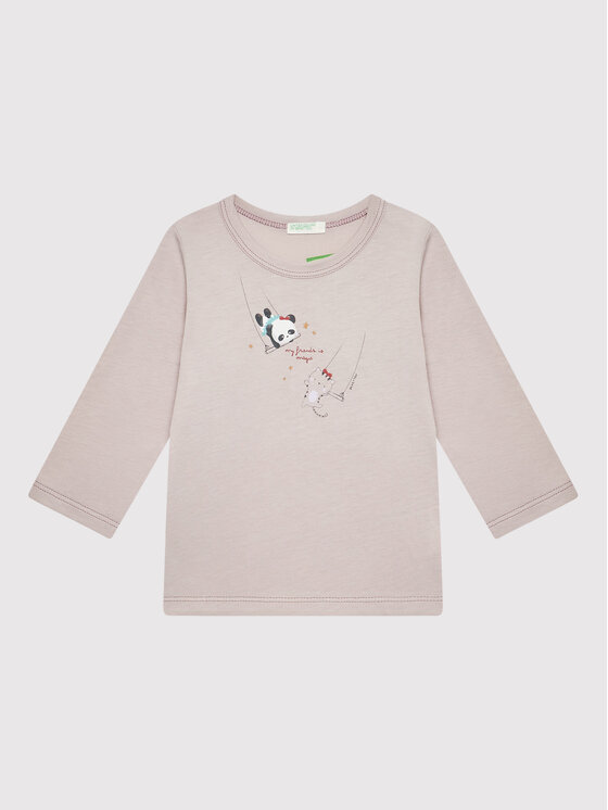 United Colors Of Benetton Блуза 3ATNA1018 Бежов Regular Fit за Момичета цена