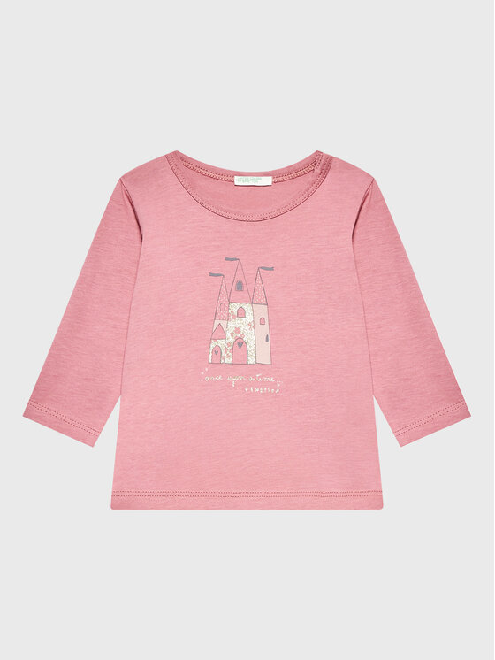 United Colors Of Benetton Блуза 3ATNA101A Розов Regular Fit за Момичета цена