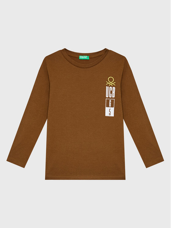 United Colors Of Benetton Блуза 3ATNC107R Кафяв Regular Fit за Момчета цена