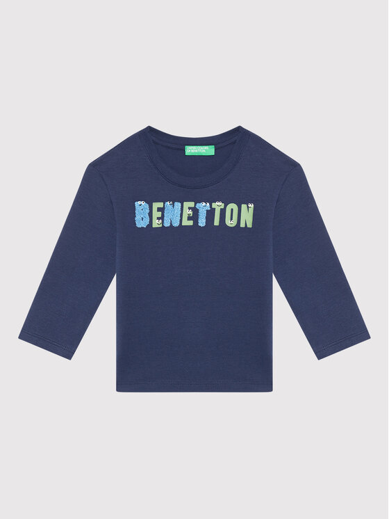 United Colors Of Benetton Блуза 3ATNC15F2 Тъмносин Regular Fit за Момчета цена