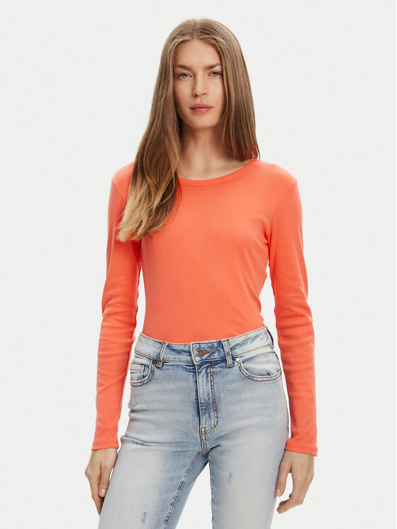United Colors Of Benetton Блуза 3GA2E16F9 Оранжев Regular Fit за Жени цена