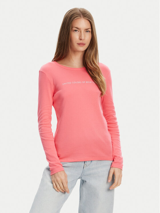 United Colors Of Benetton Блуза 3GA2E16G0 Розов Regular Fit за Жени цена