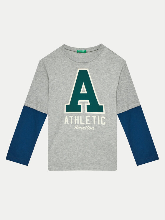 United Colors Of Benetton Блуза 3I1XC10JG Сив Regular Fit за Момчета цена