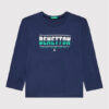 United Colors Of Benetton Блуза 3I1XG104D Тъмносин Regular Fit за Момчета цена
