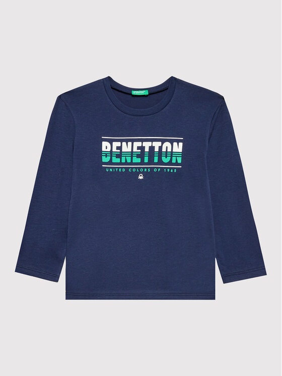 United Colors Of Benetton Блуза 3I1XG104D Тъмносин Regular Fit за Момчета цена