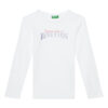 United Colors Of Benetton Блуза 3I9WC10MY Бял Regular Fit цвят на ниска цена
