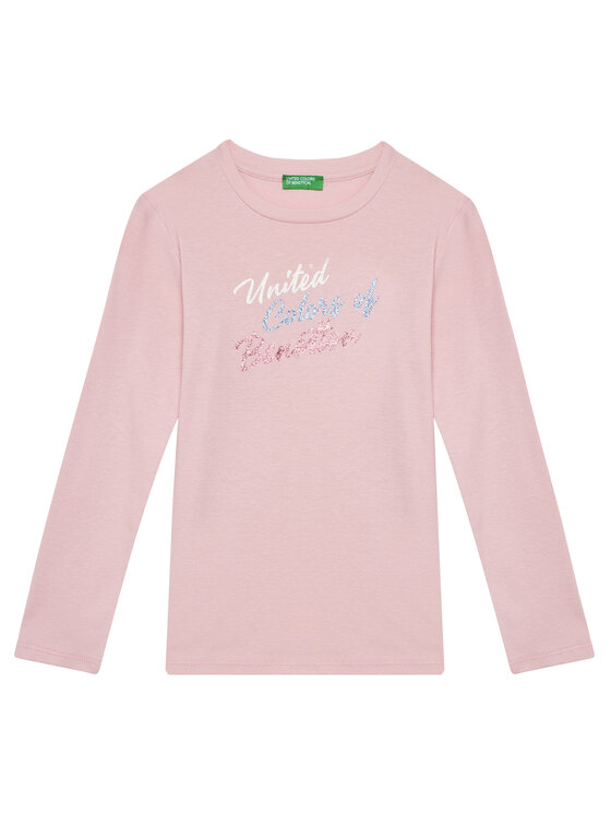 United Colors Of Benetton Блуза 3I9WC10MY Розов Regular Fit за Момичета цена