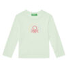 United Colors Of Benetton Блуза 3I9WG10HV Зелен Slim Fit за Момичета цена