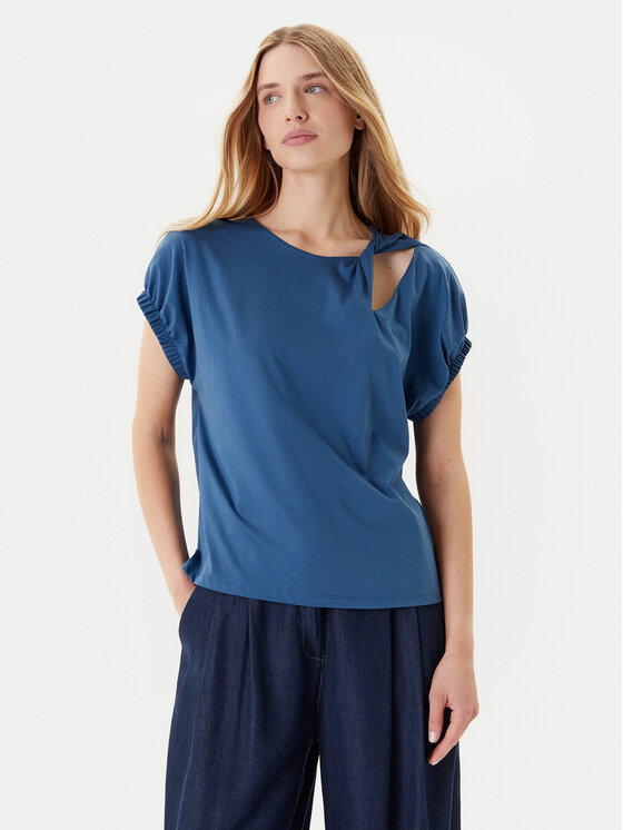 United Colors Of Benetton Блуза 3J5CD109V Тъмносин Relaxed Fit за Жени цена