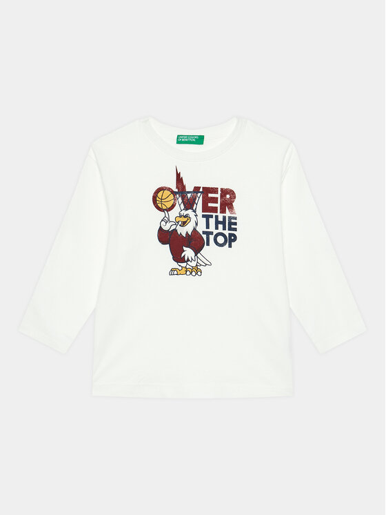 United Colors Of Benetton Блуза 3VR5G10CD Бял Regular Fit за Момчета цена