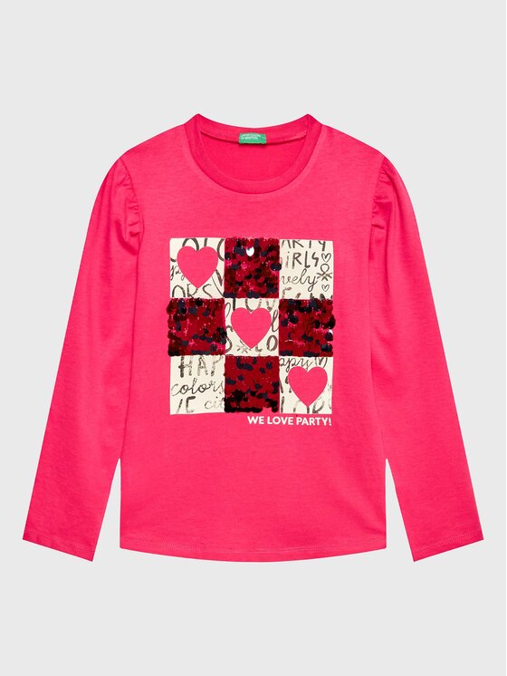 United Colors Of Benetton Блуза 3YN4C108T Розов Regular Fit за Момичета цена