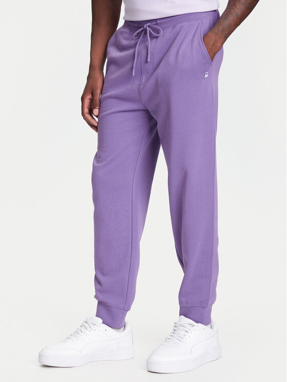United Colors Of Benetton Долнище анцуг 342ZUF01B Виолетов Regular Fit за Мъже цена