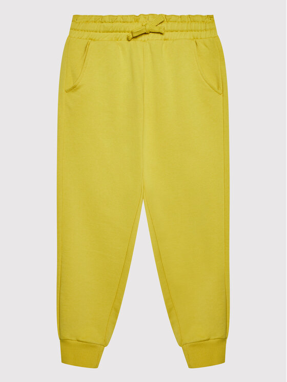 United Colors Of Benetton Долнище анцуг 3QLACF00H Жълт Regular Fit за Момичета цена