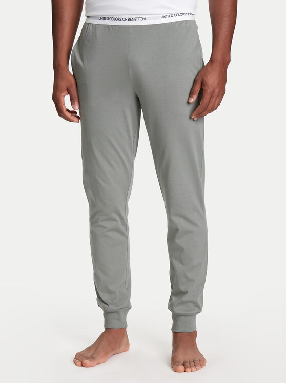 United Colors Of Benetton Долнище на пижама 30964F00V Сив Regular Fit за Мъже цена
