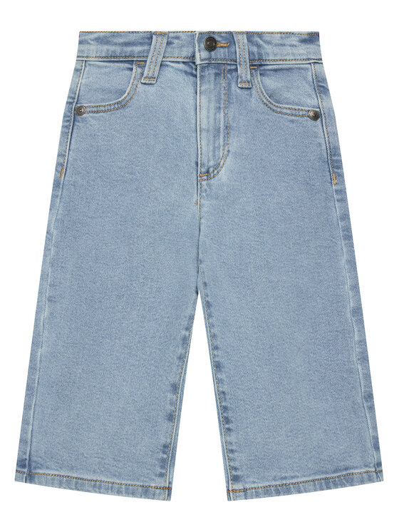 United Colors Of Benetton Дънки 45ONGE02K Син Wide Leg за Момичета цена